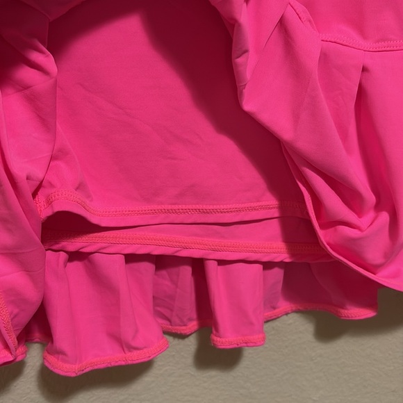 Lilly Pulitzer Luxletic Hot Pink Taye Skort Size Large NWOT - Picture 10 of 12